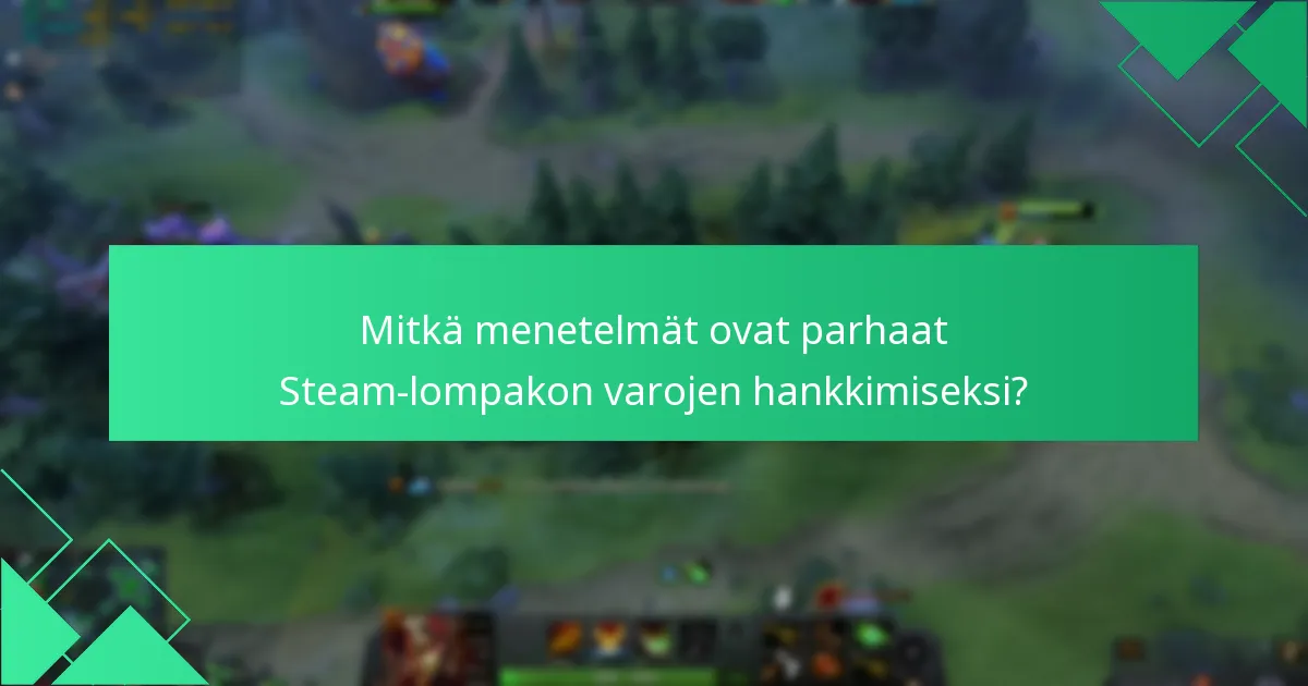 Mitkä ovat yhteisön vaihdot Dota 2 -varojen osalta?