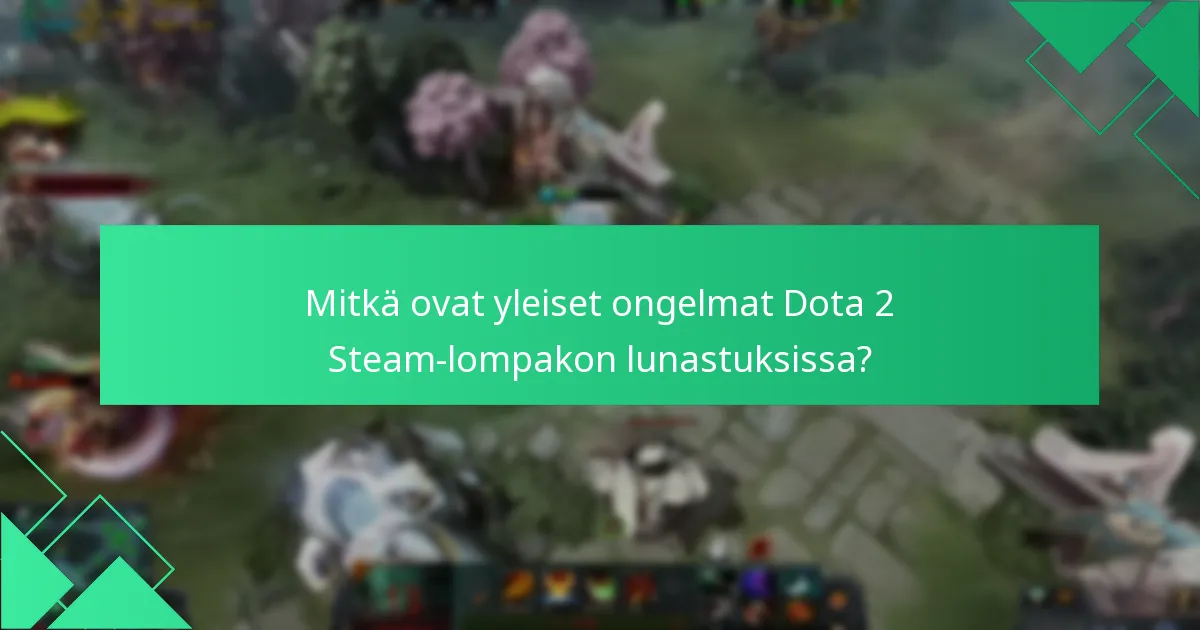 Mitkä vaihtoehtoiset menetelmät voin käyttää Dota 2 -tapahtumissa?